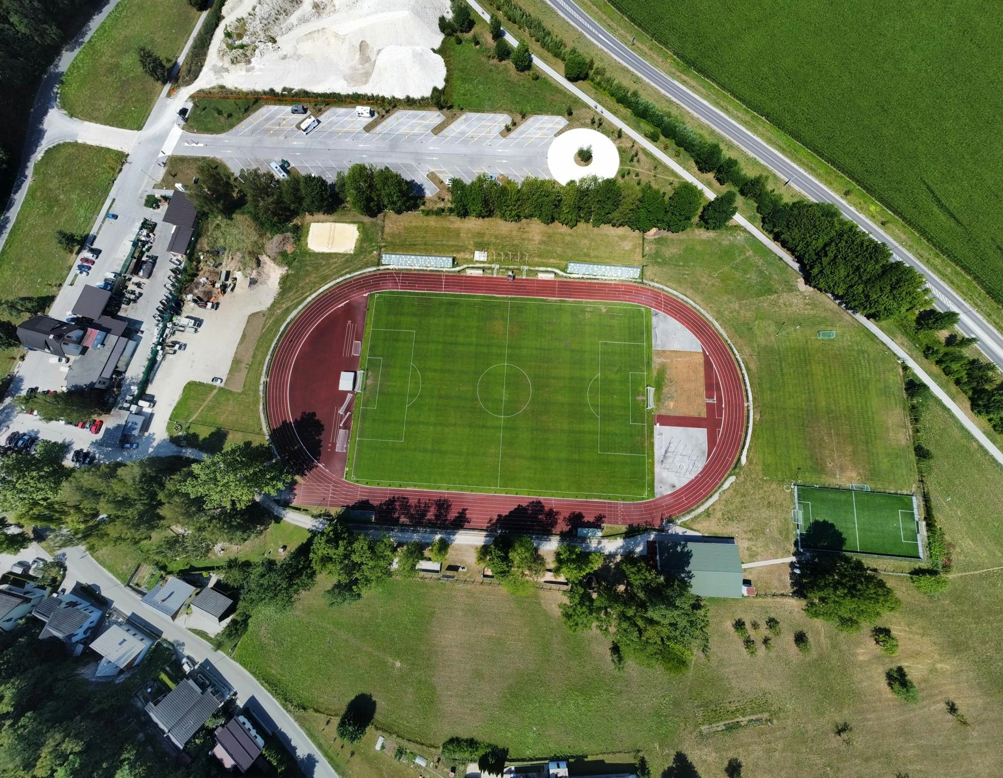 Stadion NK Bled iz zraka