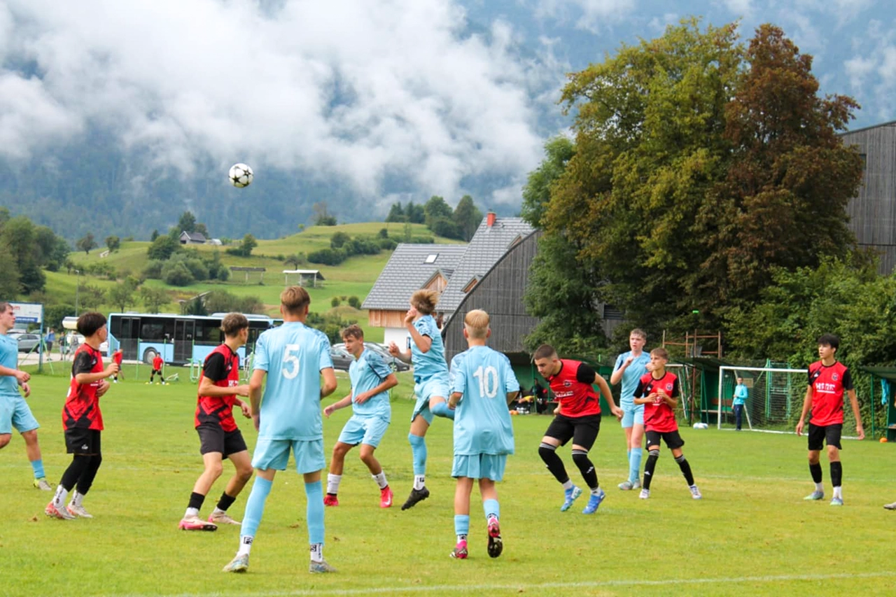 Ekipa U17 na prijateljski tekmi proti NK Tolmin